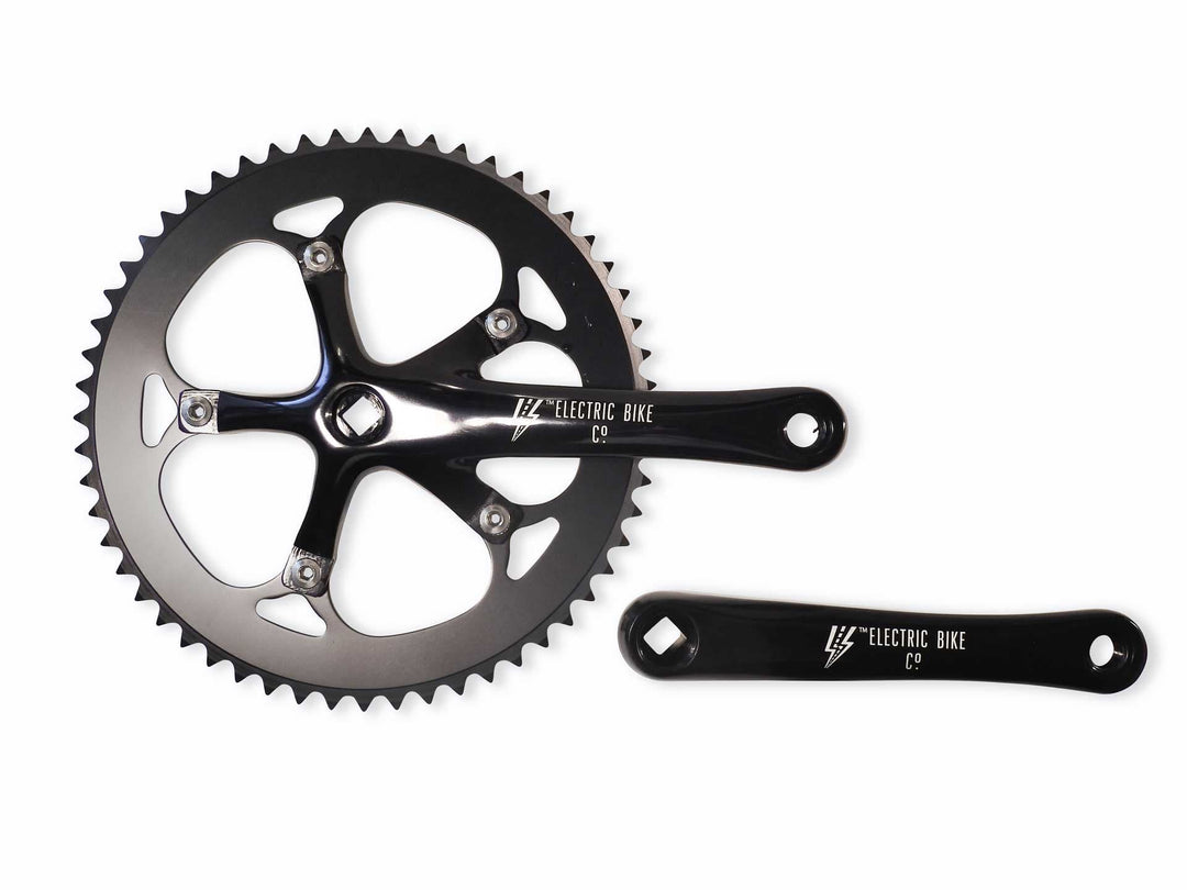 Electric Bike Company Crank Set- Chain Ring+Arm Black