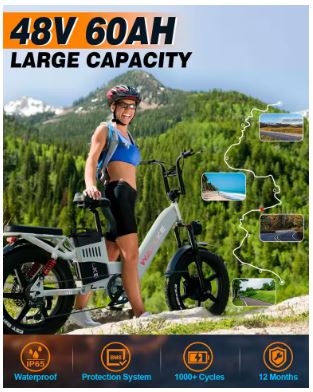 Wallke H7 Step Thru E-bike with APP Control