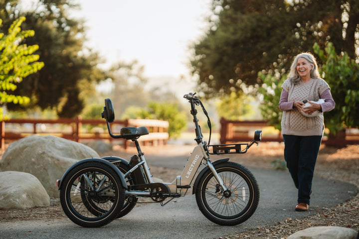 XP Trike2 bright 90-lumen headlamp with amber side lights