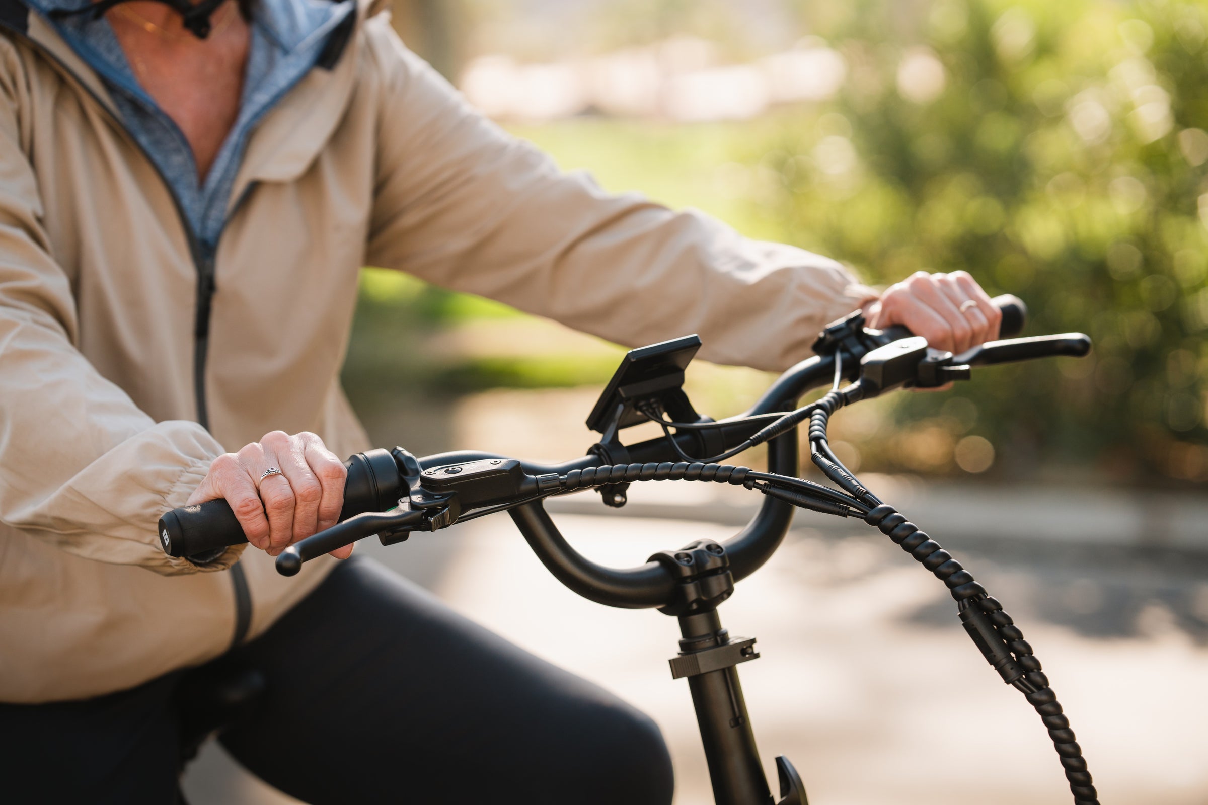 XP Trike2 rear wheels with differential for stable cornering