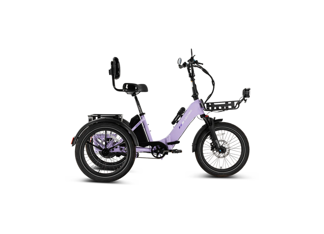 XP Trike2 Cloud 50 suspension fork absorbing bumps